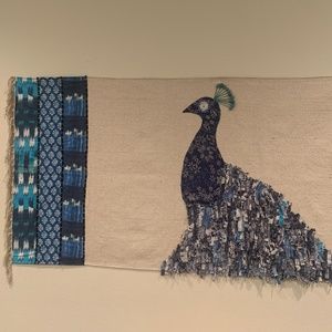 Beautiful large peacock wall hanging